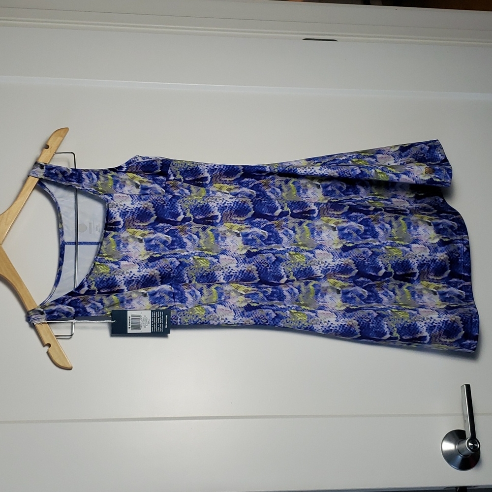 K-Swiss Women’s Sideline Dress Blue Print Small
